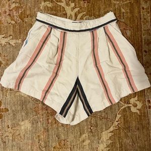 A Piece Apart Maren Ivory Shorts